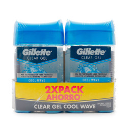 2 DTE.GILLETTE GEL COOL WAVE 82 GR