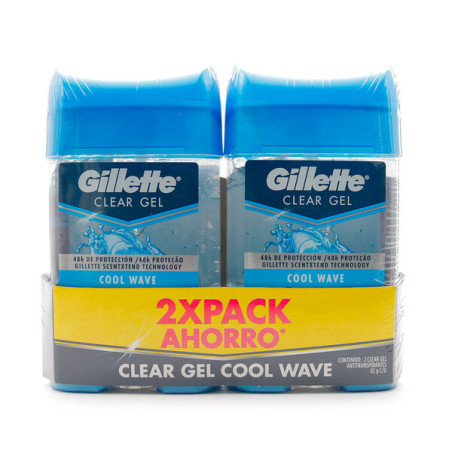 2 DTE.GILLETTE GEL COOL WAVE 82 GR