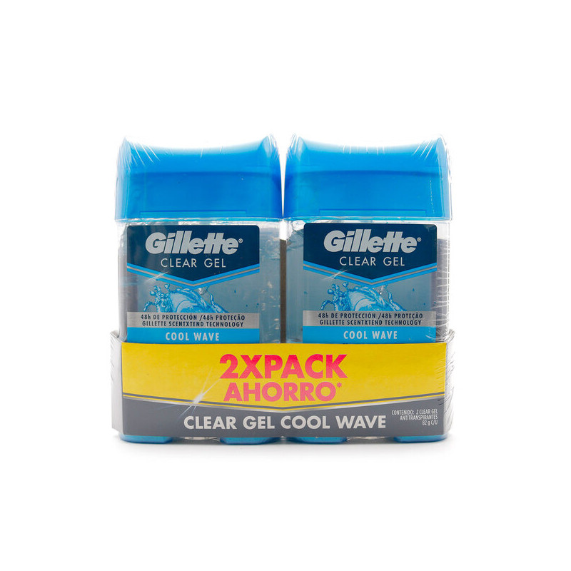 2 DTE.GILLETTE GEL COOL WAVE 82 GR