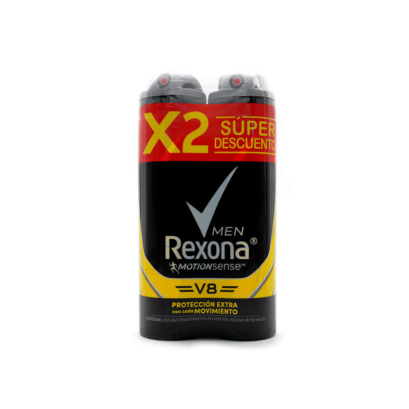 2 DTE.REXONA SPRAY MEN V8 89GR SUPER OFE