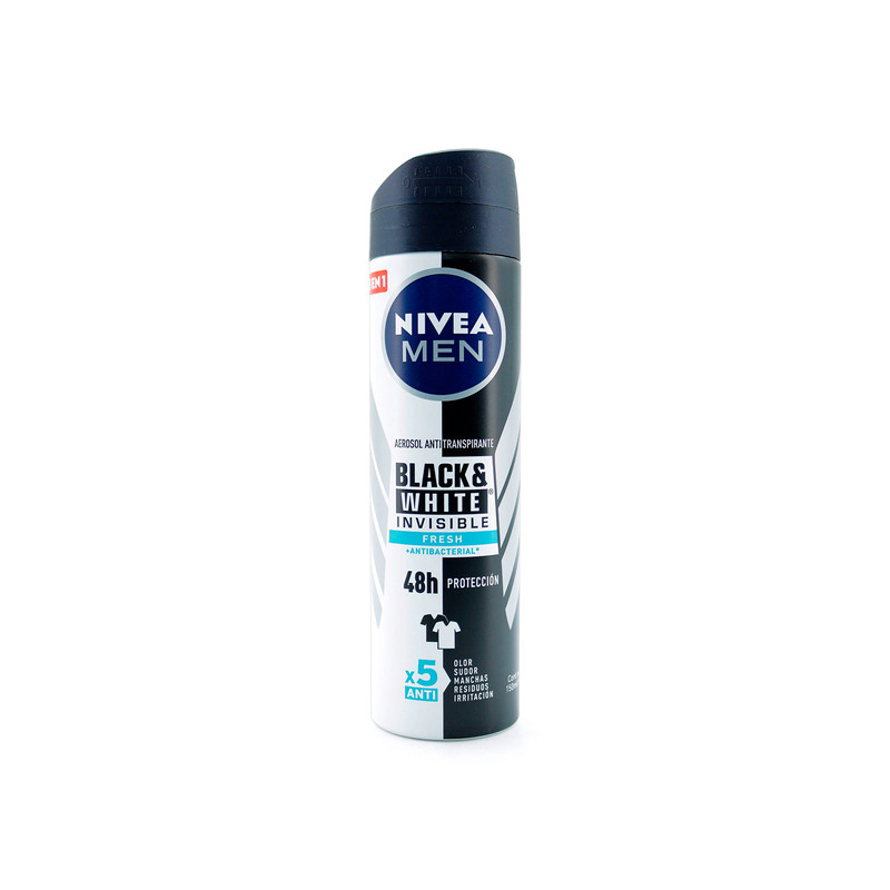 DTE.NIVEA SPR.BLACK WHITE FRESH 150ML H