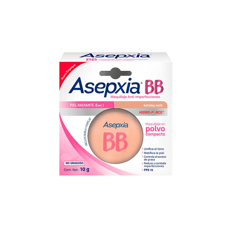 POLVO COMPACTO ASEPXIA BB NATURAL(SF)