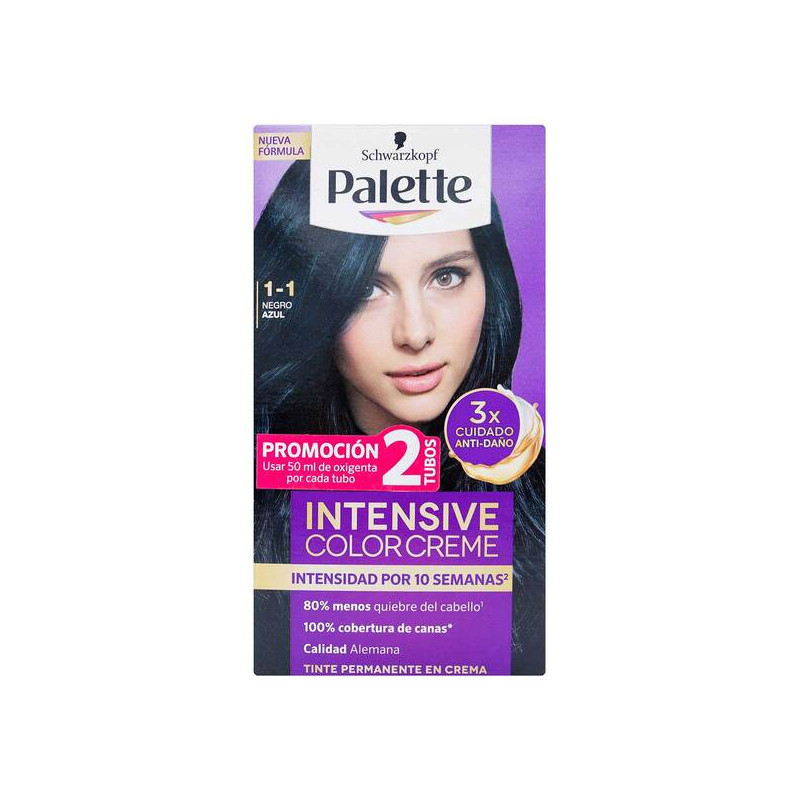 PALETTE CREM D.TUBO 1-1 NEGRO AZUL