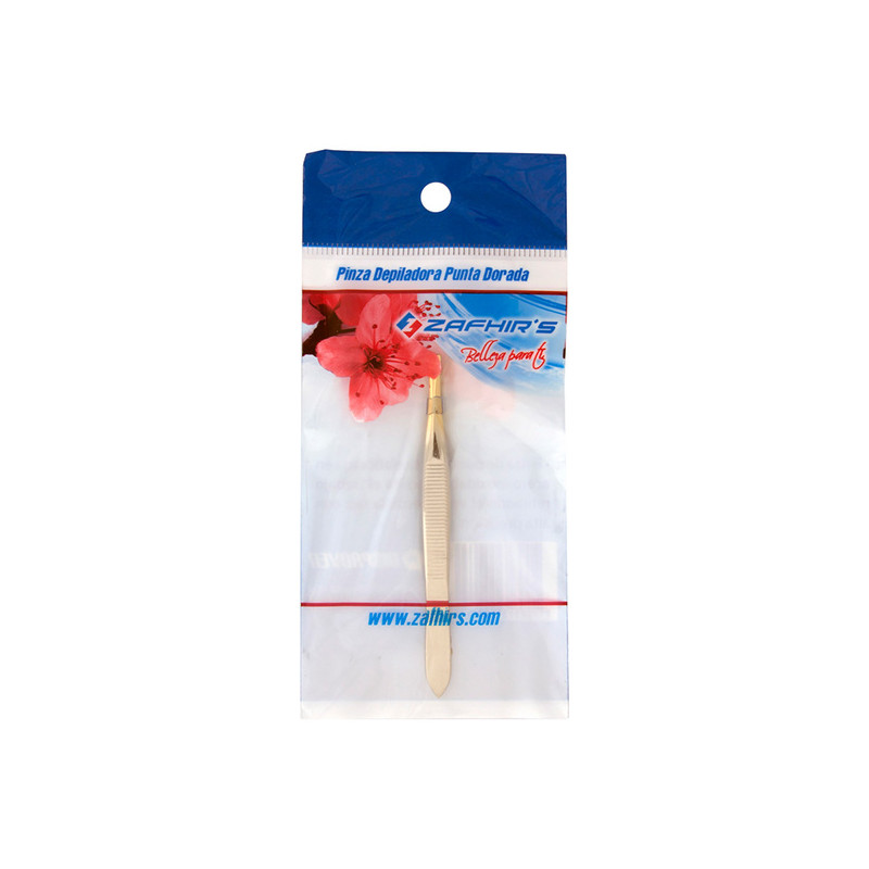 PINZA DEPILADORA PUNTA DORADA R554-63