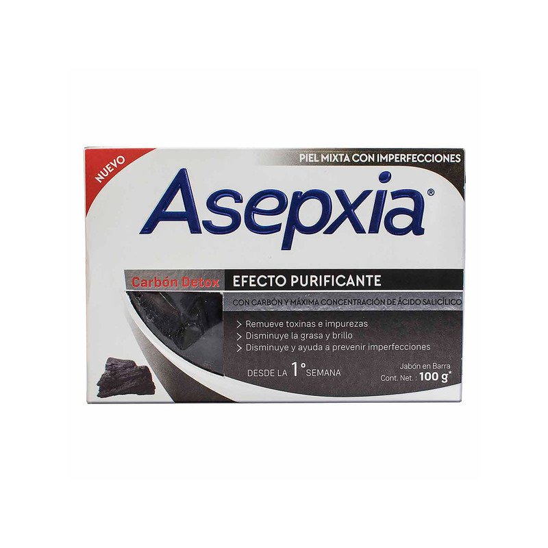 JABON ASEPXIA CARBON DETOX 100 GR(SF)