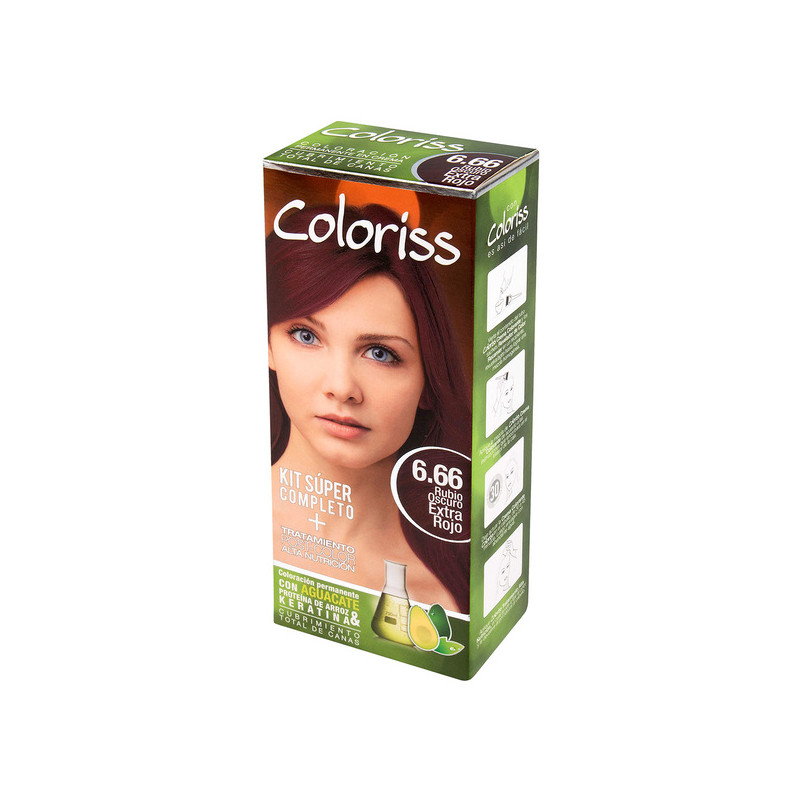 COLORIS KIT 666 RUBIO OSCURO.EXT.ROJ.