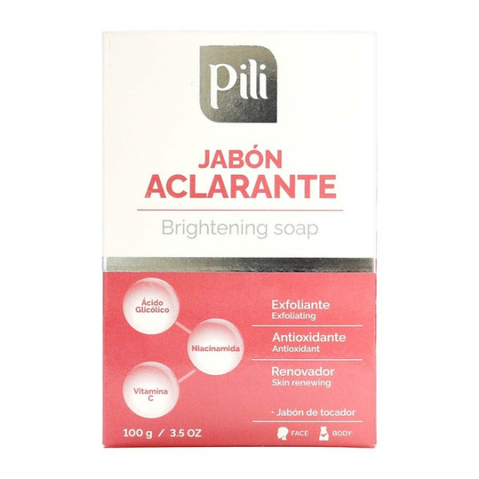 JABON ACLARANTE PILI 100 GRS                      