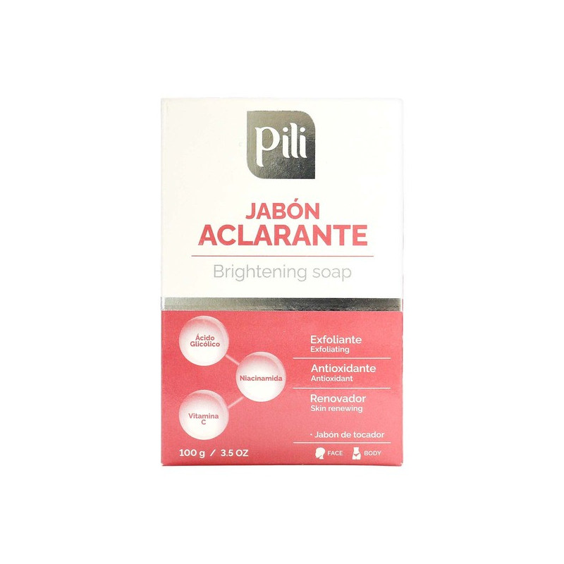 JABON ACLARANTE PILI 100 GRS                      