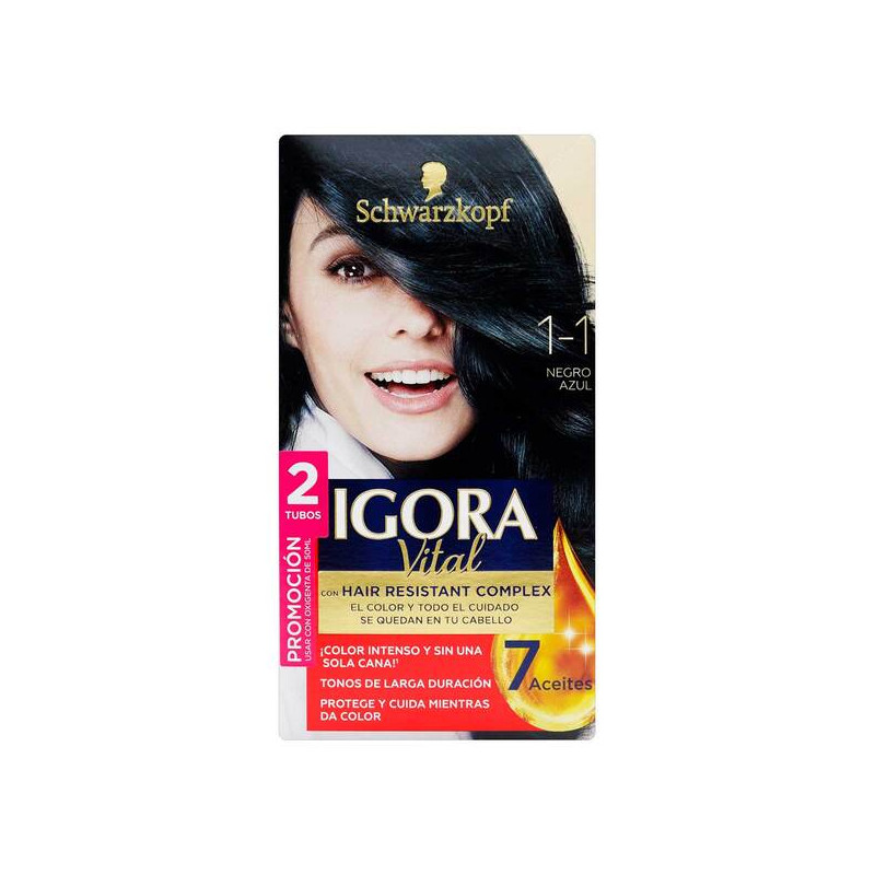 IGORA VITAL D.TUBO 1-1 NEGRO AZUL
