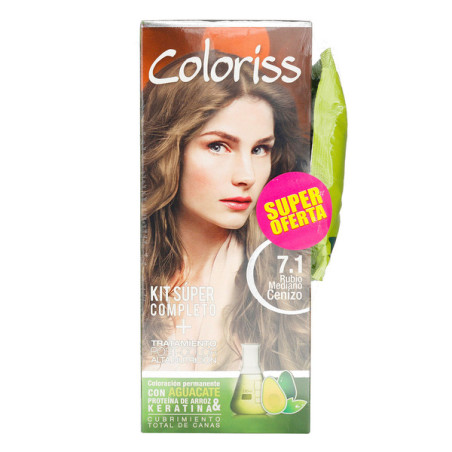 COLORIS KIT 71 RUB.MED.CENIZ   TRAT 30GR