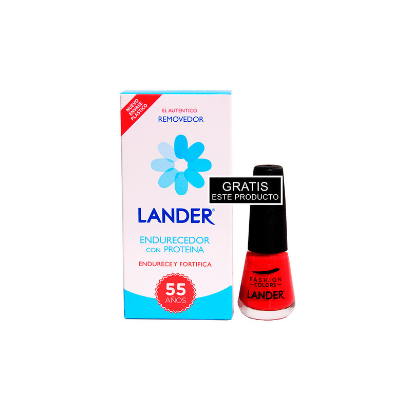 REMOVEDOR LANDER PROTEI.55ML GTS ESMALTE          