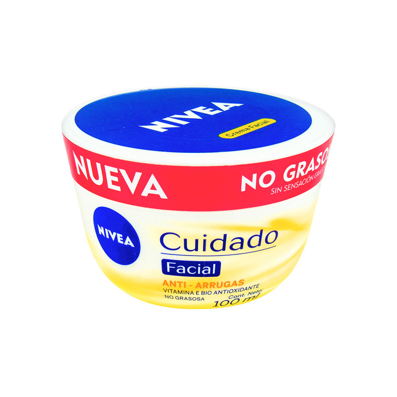 CREMA NIVEA FAC.CUID.ANTI ARRUGAS 100 ML