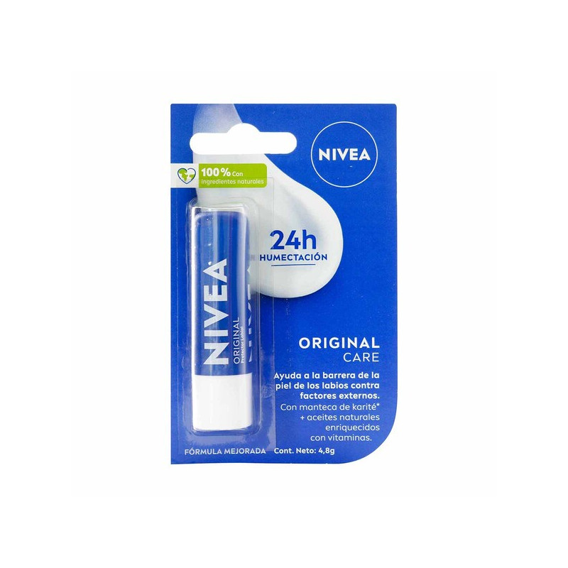 PROT.LABIAL NIVEA ORIGINAL CARE 4.8 GR