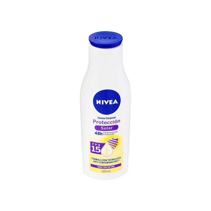 CRE.CORPORAL NIVEA PRO.SOLAR FPS15 220ML          