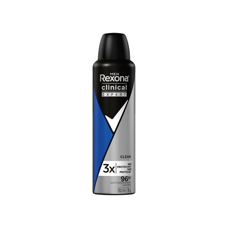 DTE.REXONA CLINIC.EXP.AERO. CLEAN 91GR H