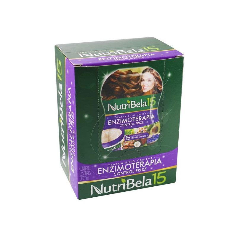 TRA.NUTRIBELA 15 ENZ.CTR.FRIZ.27ML 12