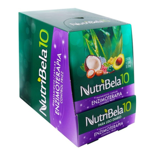 TRA.NUTRIBELA15 ENZ.CTR.FRIZ.70ML 14 SBS