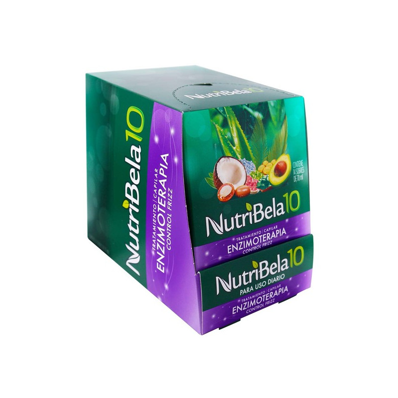 TRA.NUTRIBELA15 ENZ.CTR.FRIZ.70ML 14 SBS