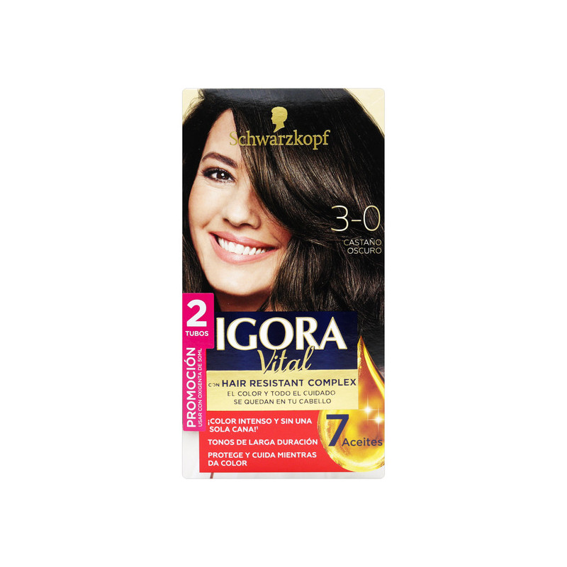 IGORA VITAL D.TUBO 3-0 CASTANO OSCURO
