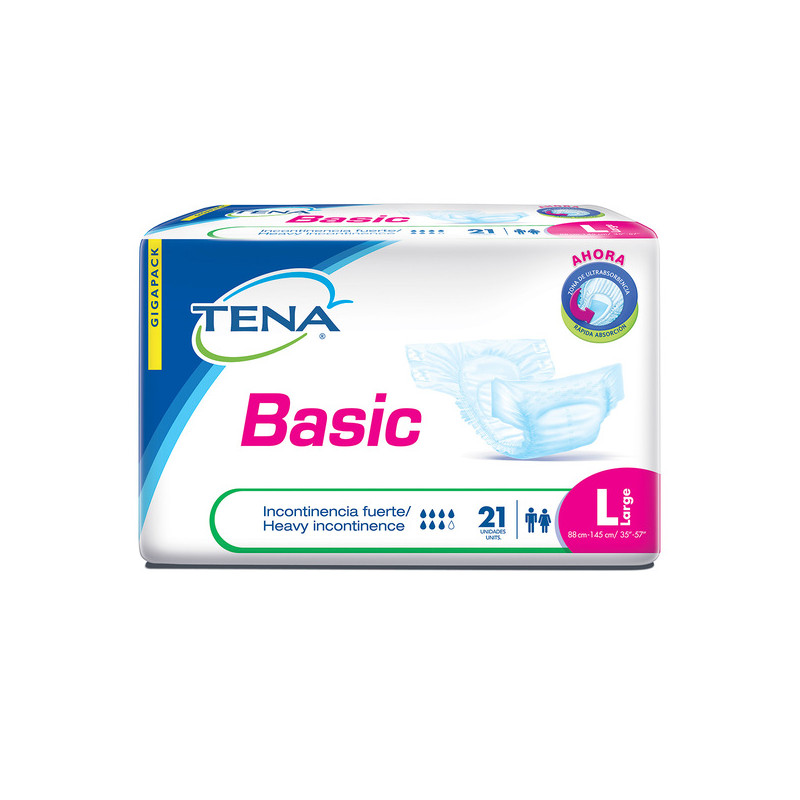 PAN.TENA SLIP CLASICO GDE 21 UND