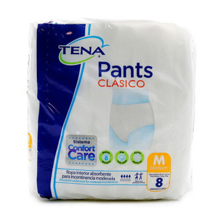 PAN.TENA PANTS CLASICO MEDIUM 8 UND