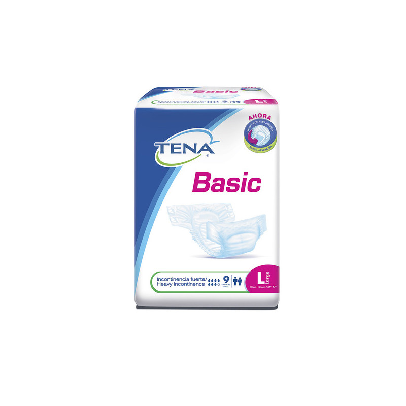 PAN.TENA SLIP CLASICO GDE 9 UND