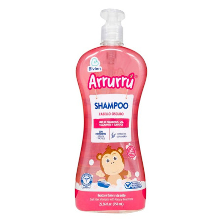 CHAMPU ARRURRU CABELLOS OSCUROS 750ML             