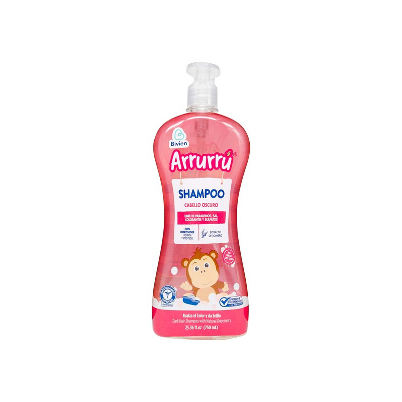 CHAMPU ARRURRU CABELLOS OSCUROS 750ML             