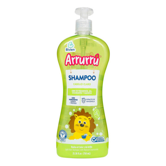 CHAMPU ARRURRU CABELLO CLARO 750ML                