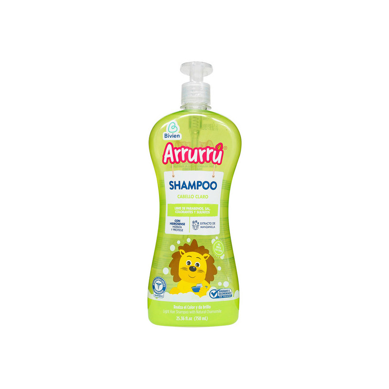CHAMPU ARRURRU CABELLO CLARO 750ML                