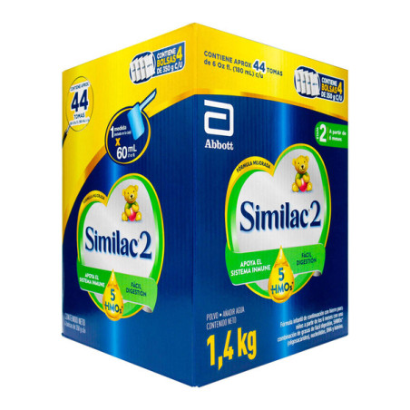 SIMILAC 2 5HMOS CAJA 1400GRS (4BOL 350G)