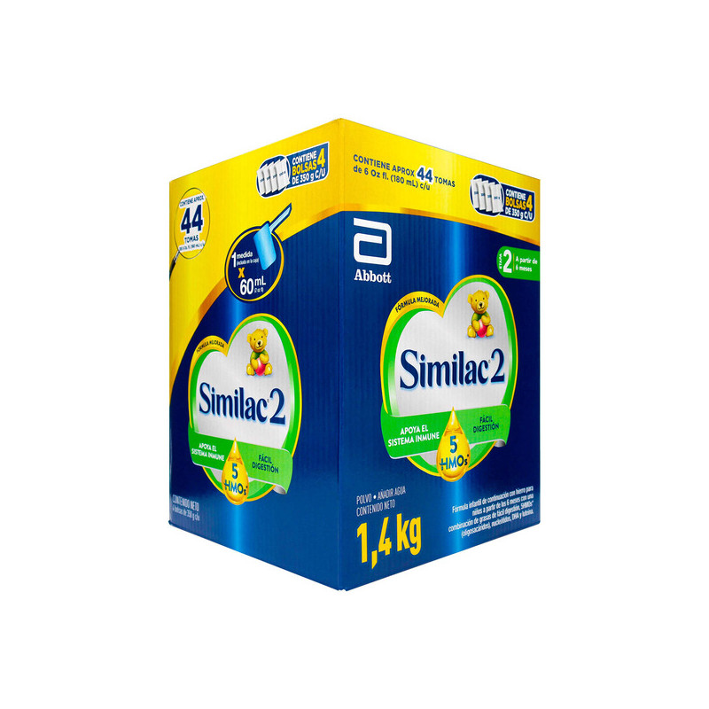 SIMILAC 2 5HMOS CAJA 1400GRS (4BOL 350G)