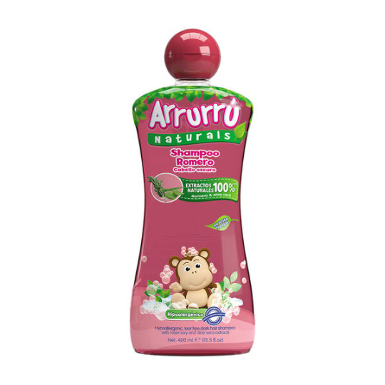 CHA.ARRURRU CABELLO OSCURO ROMERO 400 ML