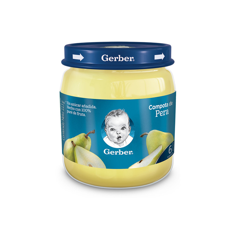 COMPOTA GERBER PERA 113 GR.