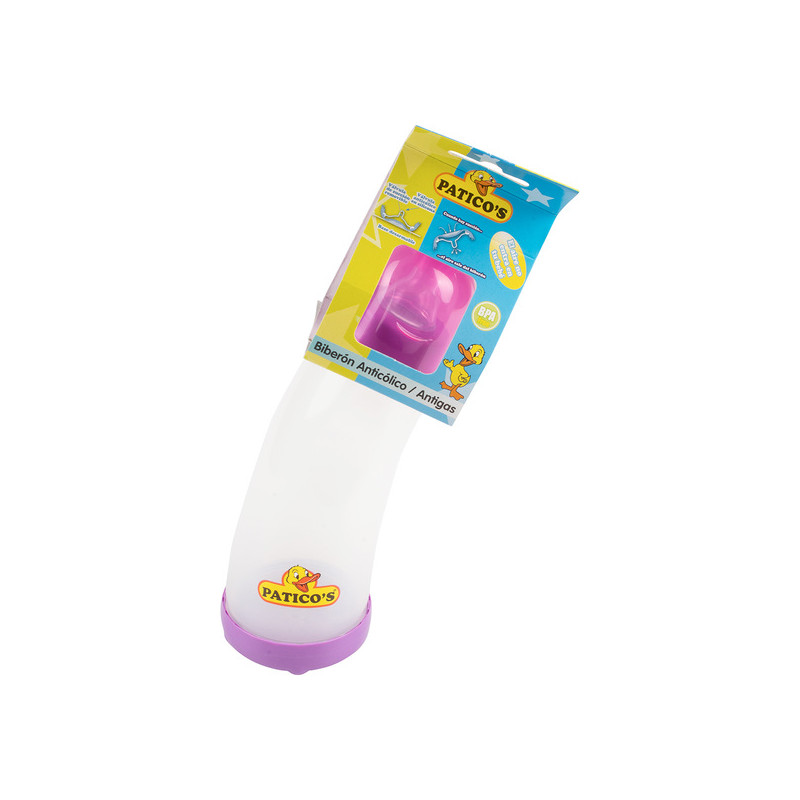 BIBERON ANTICOLICO 8 OZ PATICOS
