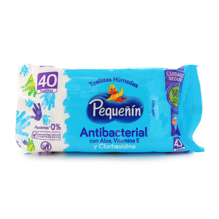 PANITOS HUM.ANTIBACTERIAL PEQUENIN 40 UN          