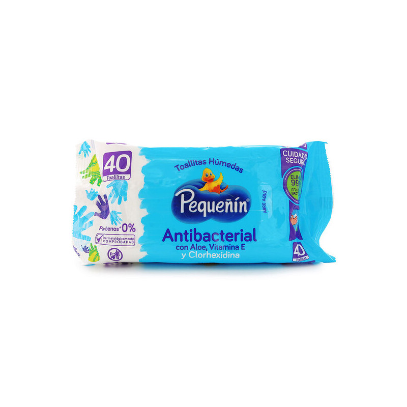 PANITOS HUM.ANTIBACTERIAL PEQUENIN 40 UN          