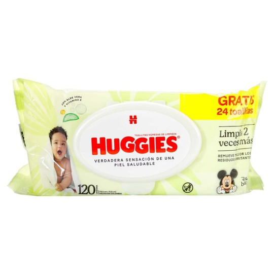 TOA HUGGIES LIMP. EFECT. 120 GTS 24 TOA           