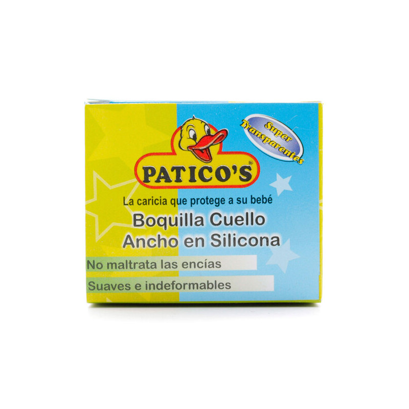 BOQUILLA CUELLO ANCHO SILICONADO PATICO