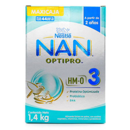 NAN OPTIPRO HMO 3 MAXICAJA 1.4 KG. (PAE)