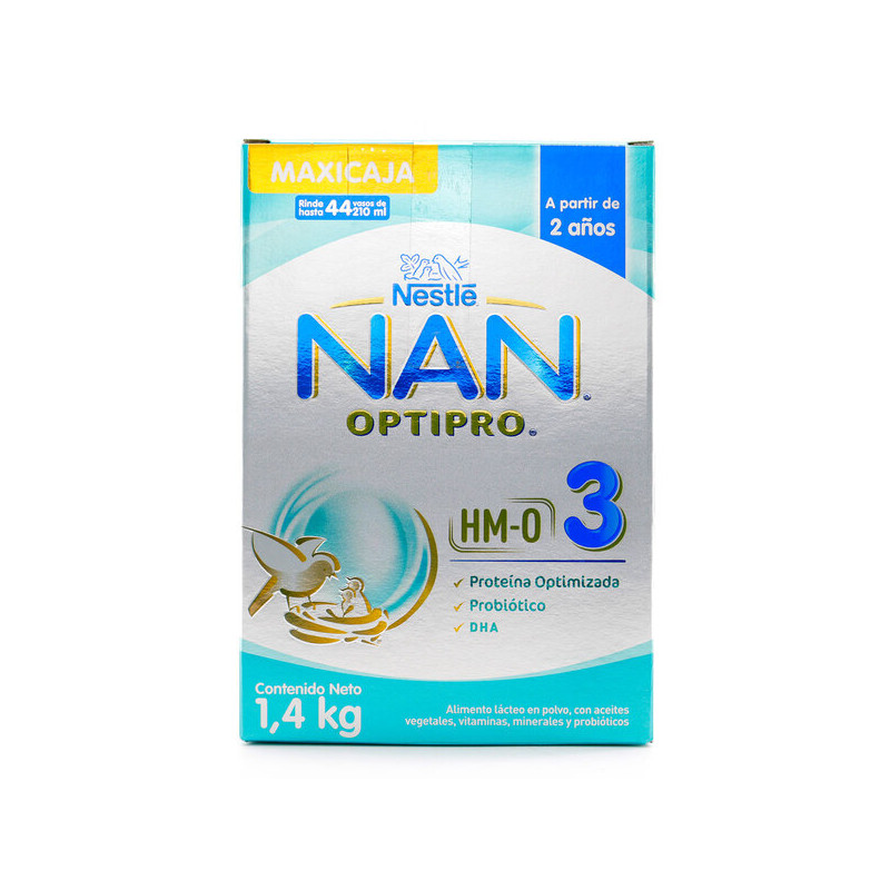NAN OPTIPRO HMO 3 MAXICAJA 1.4 KG. (PAE)