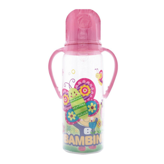 BIBERON BAMBINI 2 MANIJAS 8 OZ