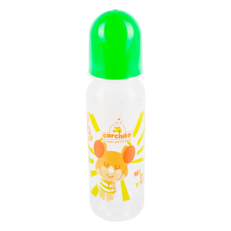 BIBERON CORCHITO DECORADO 8 OZ