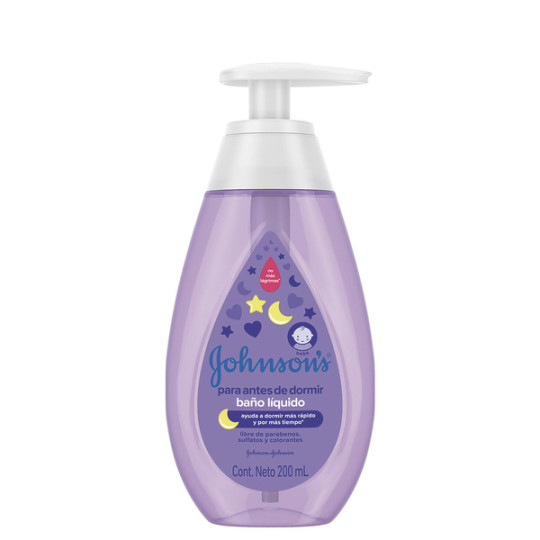 BANO JJ BABY PARA ANTES DE DORMIR 200 ML