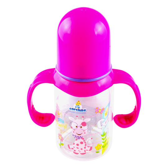 BIBERON CORCHITO DECORADO 2 MANIJ.5 OZ