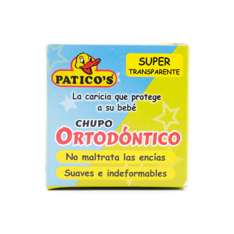 CHUPO ORTODONTICO SILICONA PATICOS