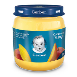 COMPOTA GERBER MANGO 113 GR.