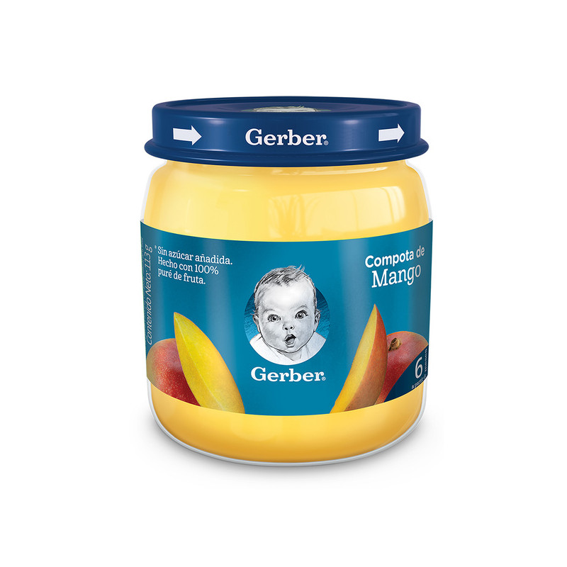 COMPOTA GERBER MANGO 113 GR.
