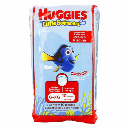 PAN. HUGG LITTLE SWIMMER ET 5-6 G-XG 10U          