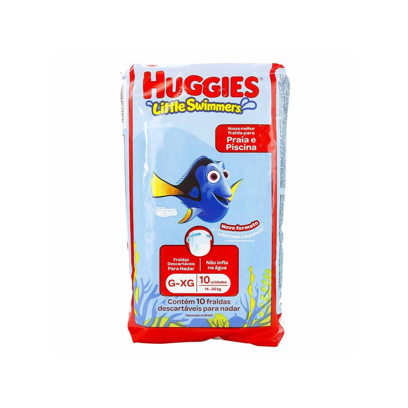 PAN. HUGG LITTLE SWIMMER ET 5-6 G-XG 10U          